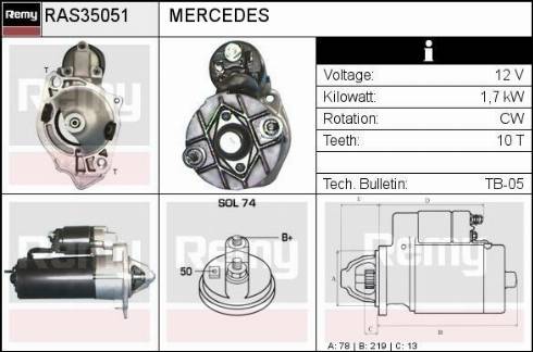Remy RAS35051 - Starter www.molydon.hr
