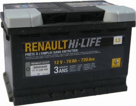 RENAULT 77 11 238 598 - Akumulator  www.molydon.hr