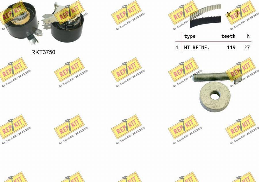 REPKIT RKTK1291 - Komplet zupčastog remena www.molydon.hr