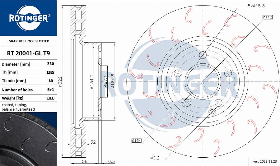 Rotinger RT 20720-GL T9 - Kočioni disk www.molydon.hr