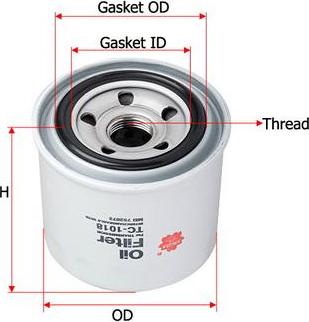 SAKURA Automotive TC-1018 - Hidraulicni filter, automatski mjenjač www.molydon.hr