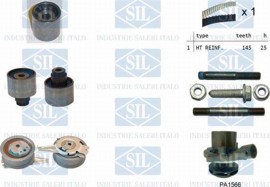 Saleri SIL K1PA1566 - Vodena pumpa sa kompletom zupčastog remena www.molydon.hr