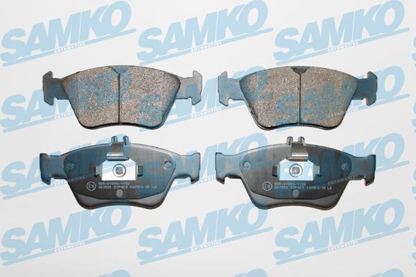 Samko 5SP409 - Komplet Pločica, disk-kočnica www.molydon.hr