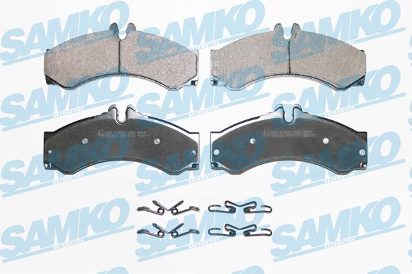 Samko 5SP1517 - Komplet Pločica, disk-kočnica www.molydon.hr