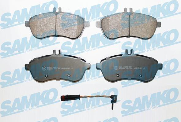 Samko 5SP1340A - Komplet Pločica, disk-kočnica www.molydon.hr