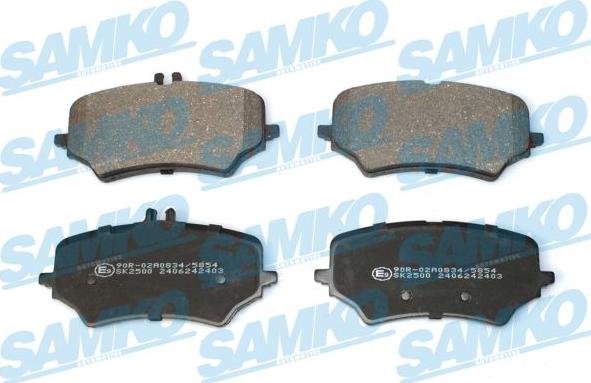 Samko 5SP2403 - Komplet Pločica, disk-kočnica www.molydon.hr