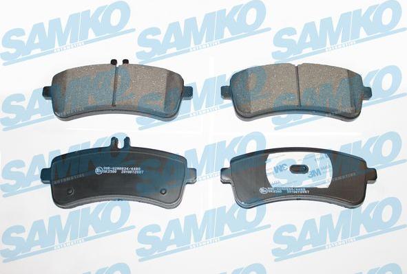 Samko 5SP2087 - Komplet Pločica, disk-kočnica www.molydon.hr