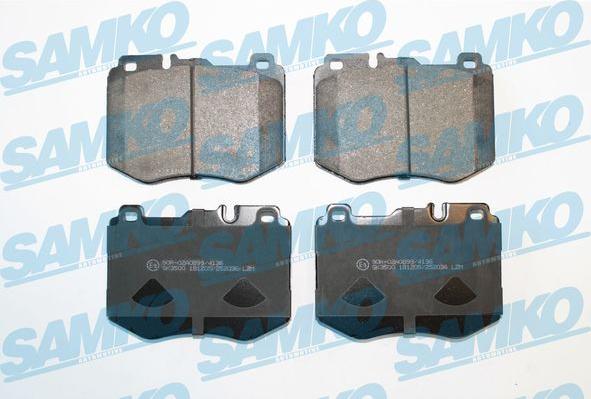 Samko 5SP2036 - Komplet Pločica, disk-kočnica www.molydon.hr