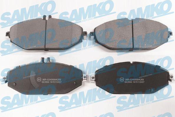 Samko 5SP2037 - Komplet Pločica, disk-kočnica www.molydon.hr