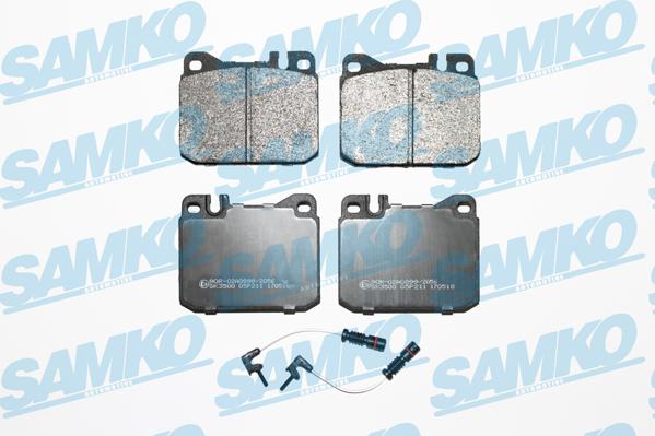 Samko 5SP211A - Komplet Pločica, disk-kočnica www.molydon.hr