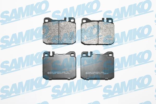Samko 5SP211 - Komplet Pločica, disk-kočnica www.molydon.hr