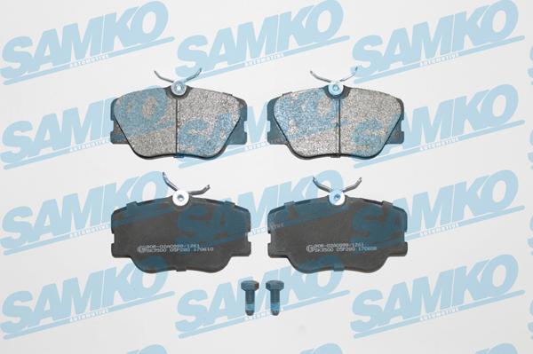 Samko 5SP280 - Komplet Pločica, disk-kočnica www.molydon.hr