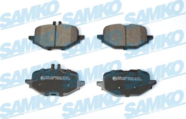 Samko 5SP2370 - Komplet Pločica, disk-kočnica www.molydon.hr
