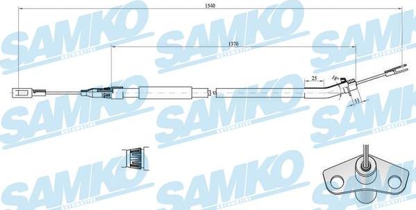 Samko C0442B - Sajla ručne kočnice www.molydon.hr