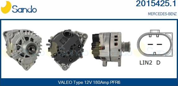 Sando 2015425.1 - Alternator www.molydon.hr