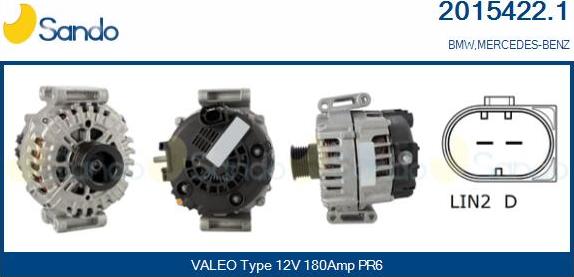 Sando 2015422.1 - Alternator www.molydon.hr