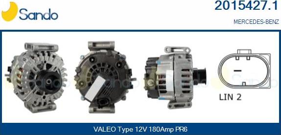 Sando 2015427.1 - Alternator www.molydon.hr