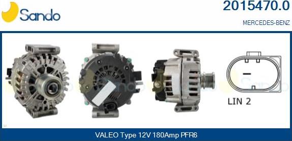 Sando 2015470.0 - Alternator www.molydon.hr