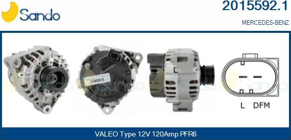 Sando 2015592.1 - Alternator www.molydon.hr
