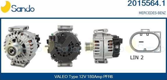Sando 2015564.1 - Alternator www.molydon.hr