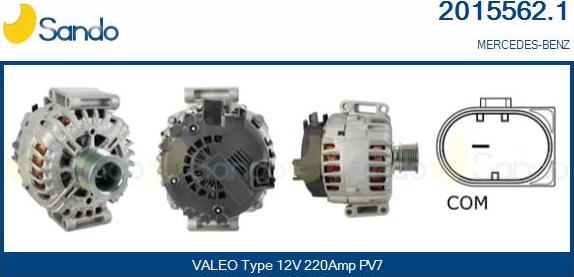 Sando 2015562.1 - Alternator www.molydon.hr