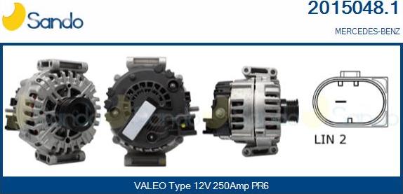 Sando 2015048.1 - Alternator www.molydon.hr