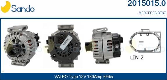 Sando 2015015.0 - Alternator www.molydon.hr