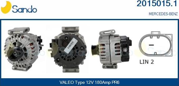 Sando 2015015.1 - Alternator www.molydon.hr