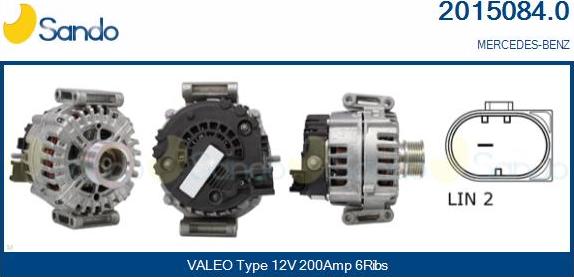 Sando 2015084.0 - Alternator www.molydon.hr