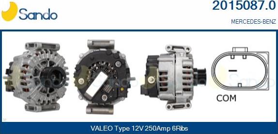 Sando 2015087.0 - Alternator www.molydon.hr