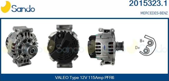 Sando 2015323.1 - Alternator www.molydon.hr