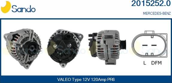Sando 2015252.0 - Alternator www.molydon.hr