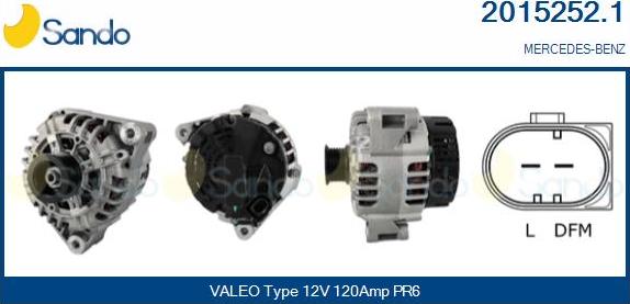 Sando 2015252.1 - Alternator www.molydon.hr