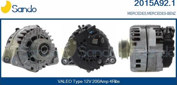 Sando 2015A92.1 - Alternator www.molydon.hr