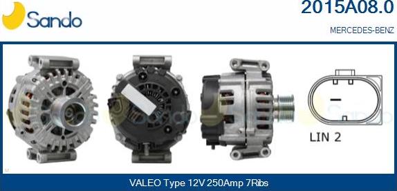 Sando 2015A08.0 - Alternator www.molydon.hr