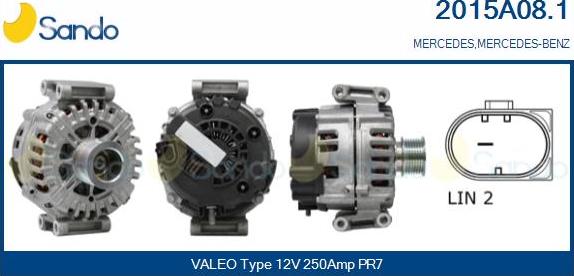 Sando 2015A08.1 - Alternator www.molydon.hr