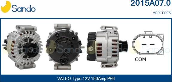 Sando 2015A07.0 - Alternator www.molydon.hr