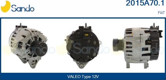 Sando 2015A70.1 - Alternator www.molydon.hr