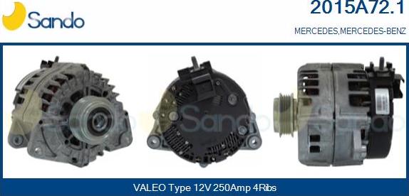 Sando 2015A72.1 - Alternator www.molydon.hr