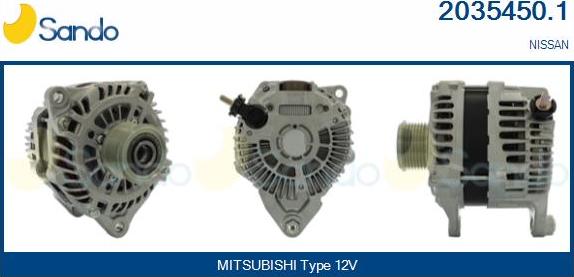 Sando 2035450.1 - Alternator www.molydon.hr