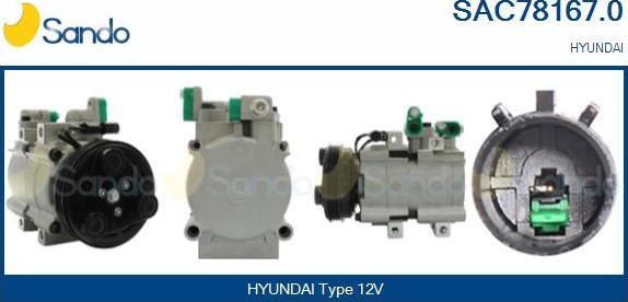 Sando SAC78167.0 - Kompresor, klima-Uređaj www.molydon.hr