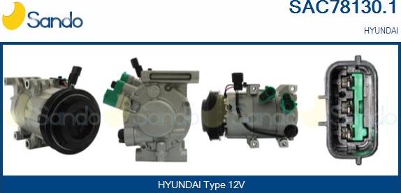 Sando SAC78130.1 - Kompresor, klima-Uređaj www.molydon.hr