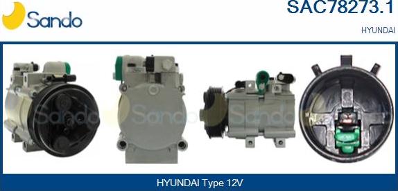 Sando SAC78273.1 - Kompresor, klima-Uređaj www.molydon.hr
