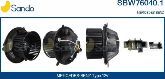Sando SBW76040.1 - Ventilator kabine/unutrasnjeg prostora www.molydon.hr