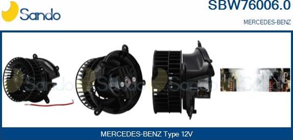 Sando SBW76006.0 - Ventilator kabine/unutrasnjeg prostora www.molydon.hr