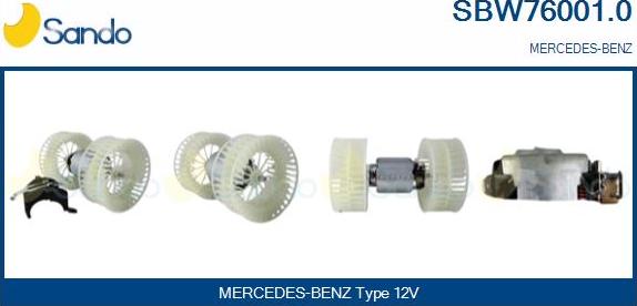 Sando SBW76001.0 - Ventilator kabine/unutrasnjeg prostora www.molydon.hr