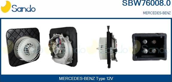 Sando SBW76008.0 - Ventilator kabine/unutrasnjeg prostora www.molydon.hr