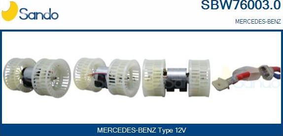 Sando SBW76003.0 - Ventilator kabine/unutrasnjeg prostora www.molydon.hr