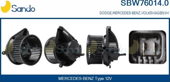 Sando SBW76014.0 - Ventilator kabine/unutrasnjeg prostora www.molydon.hr