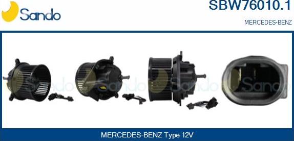 Sando SBW76010.1 - Ventilator kabine/unutrasnjeg prostora www.molydon.hr